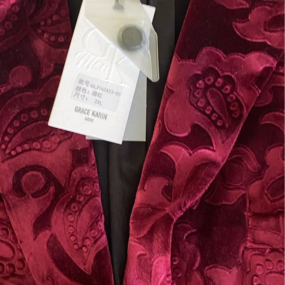 GRACE KARIN man’s floral toxedo - Picture 13 of 16